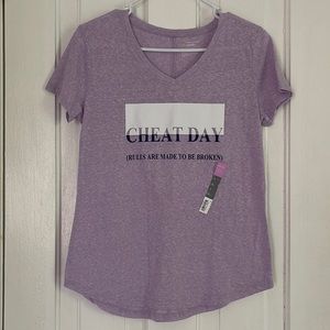 3 for $10 *SALE must BUNDLE* Heather Purple V-Neck Shirt